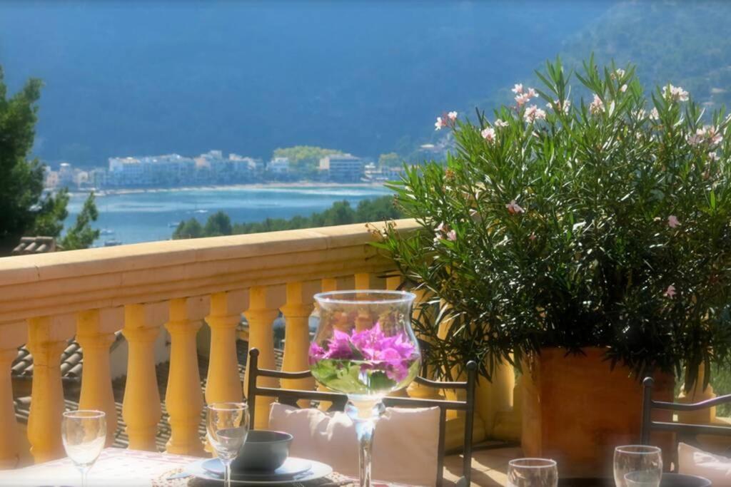 Apartamento En El Puerto De Soller Con Gran Terraza Privada Y Vistas Al Mar. Piscina Comunitaria. Localizado En Un Zona Tranquila Y Muy Soleada. Wifi Gratis Disponible. Parking. Zewnętrze zdjęcie